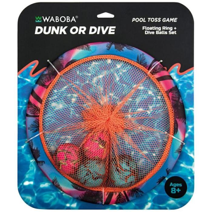 Waboba - Waboba Dunk or Dive Vattenlek 4 Bollar + Korg