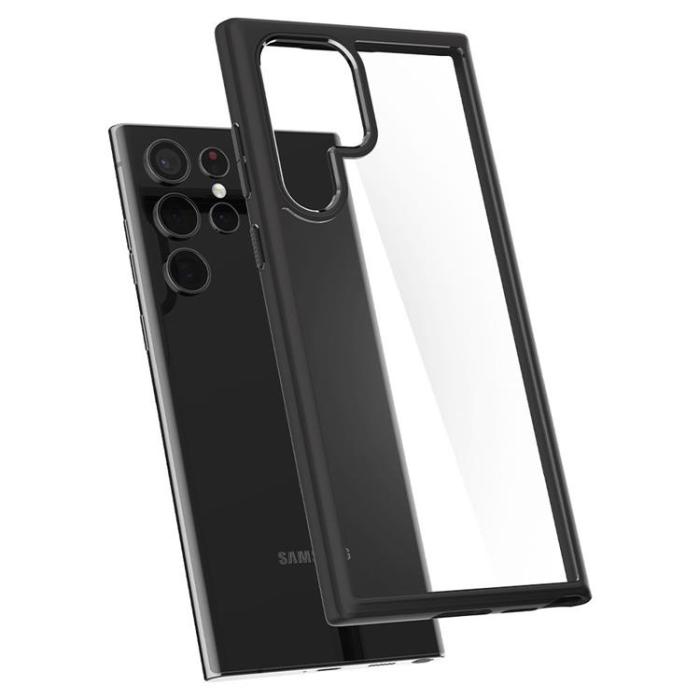 Spigen - Spigen Ultra Hybrid Skal Galaxy S22 Ultra - Matte Svart