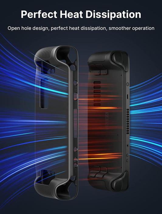 OEM - Shock-Absorption Silikonskal till Steam Deck - Svart