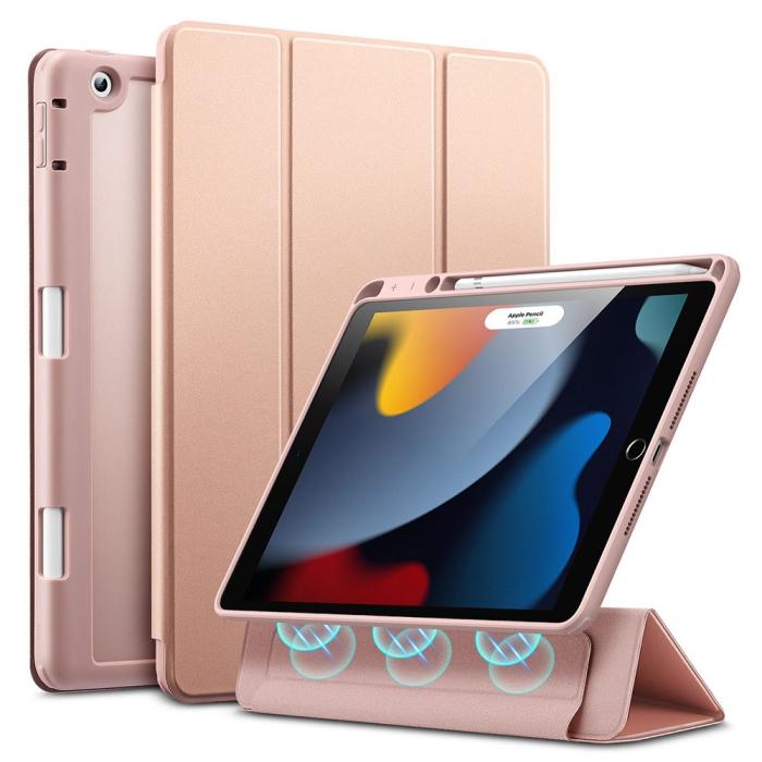 UTGATT - ESR Rebound Hybrid Fodral iPad 10.2 2019 / 2020 / 2021 - Frosted Rosa