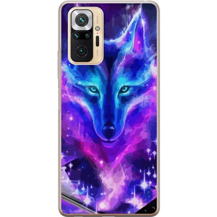 iSecrets - Mobilskal till Xiaomi Redmi Note 10 Pro med Neon Varg