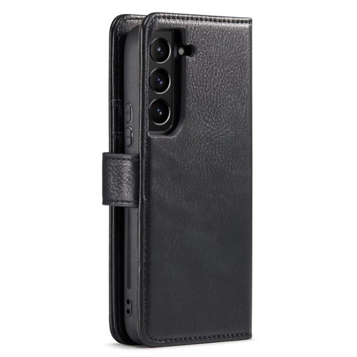 DG.MING - DG.MING Galaxy S23 Plus Plånboksfodral 2in1 Äkta Läder - Svart