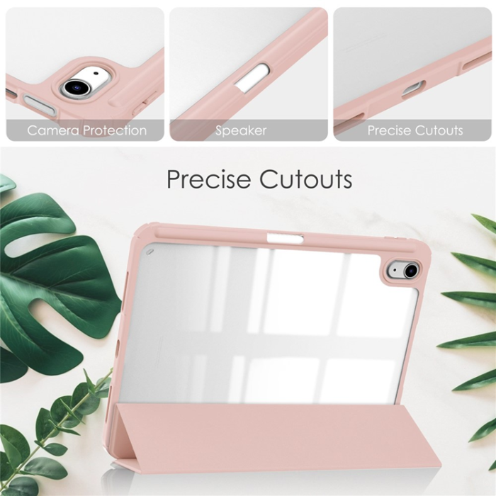 A-One Brand - iPad 10.9 (2022) Fodral Shockproof - Rosa Guld