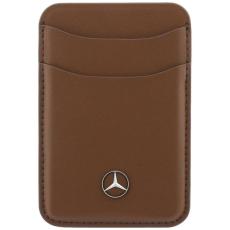 Mercedes - Mercedes MagSafe Korth&aring;llare L&auml;der Pl&aring;nbok - Kamel