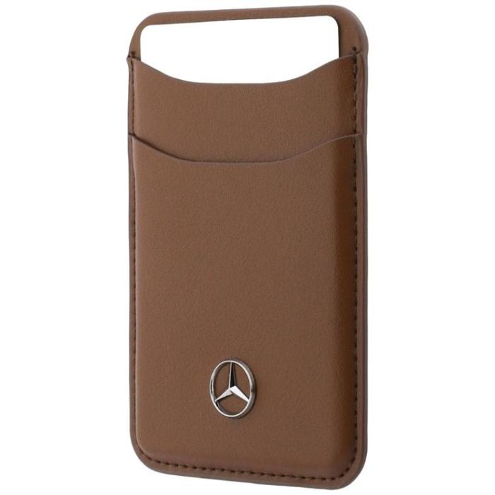Mercedes - Mercedes MagSafe Korthållare Läder Plånbok - Kamel