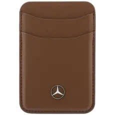 Mercedes - Mercedes MagSafe Korth&aring;llare L&auml;der Pl&aring;nbok - Kamel