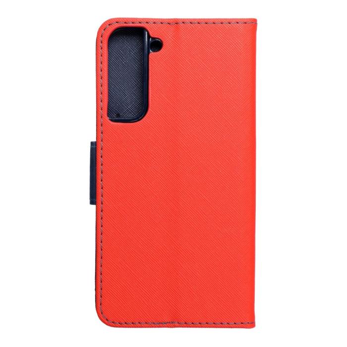 OEM - Galaxy S22 Plus Plånboksfodral Fancy Eco Läder - Röd
