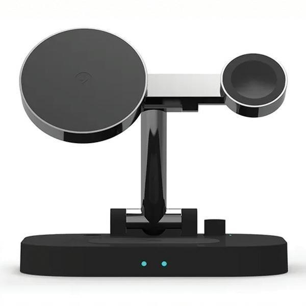 Awei 4-in-1 Trådlös Laddare 15W Universala W22 - Svart | 505295 | AlltMobil