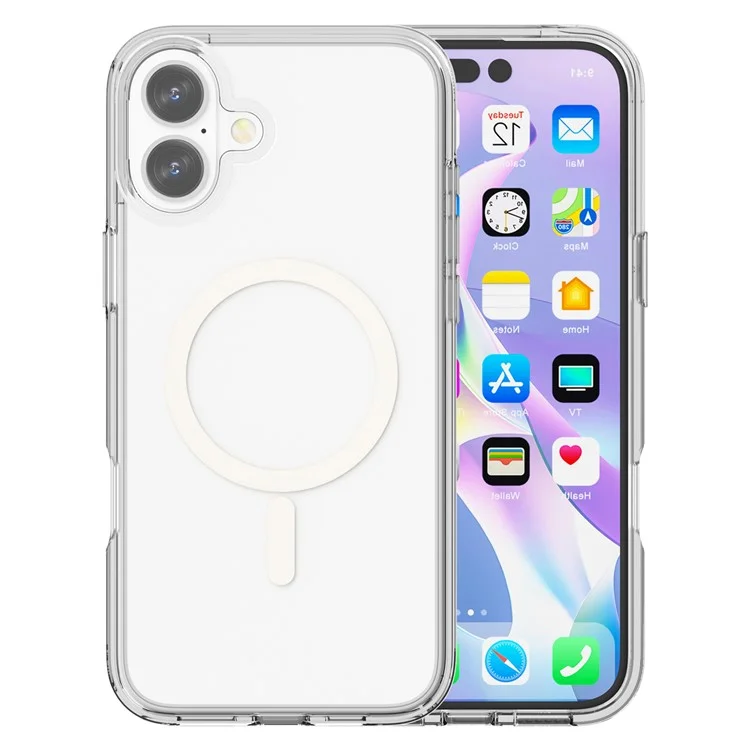 iPhone 16 Mobilskal MagSafe - Transparent | 2353 | AlltMobil