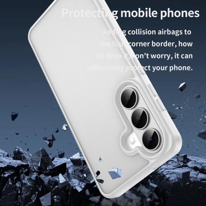 OEM - Samsung Galaxy S26 Skal Touch Matte Anti Drop TPU - Matt Vit