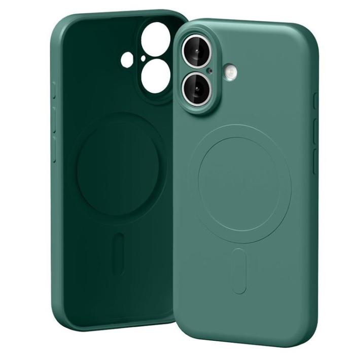 Mercury - Mercury iPhone 17 Mobilskal MagSafe Semi-Silicone - Grön