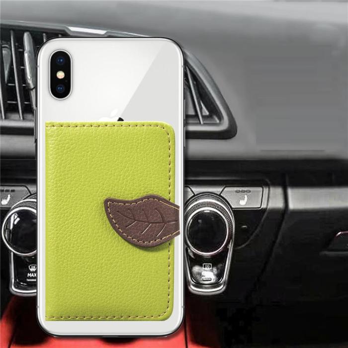 A-One Brand - Leaf Korthållare för smartphones - Brun
