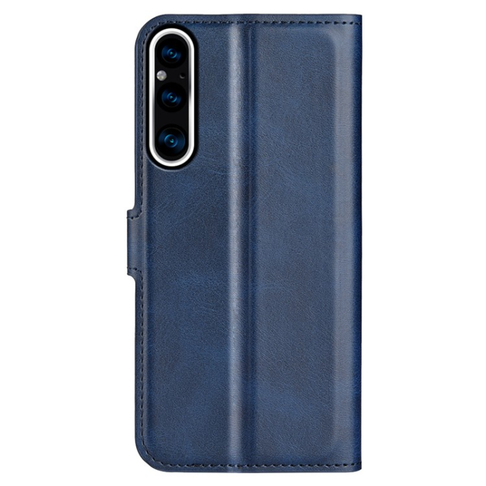 A-One Brand - Sony Xperia 1 V Plånboksfodral Folio Flip Calf - Blå