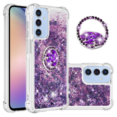 A-One Brand - Galaxy A17/A26 Mobilskal Kickstand Quicksand TPU - Mörklila