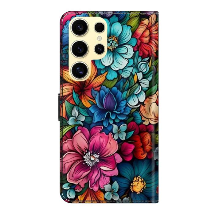 OEM - Staphyllum Mobilskal till Samsung Galaxy S26 Ultra TPU + KonstLäder - Mönstrad