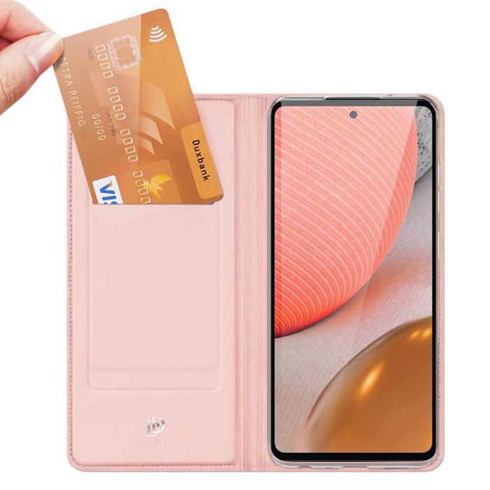 Dux Ducis - Dux Ducis Skin Series Plånboksfodral Galaxy A72 5G - Roséguld