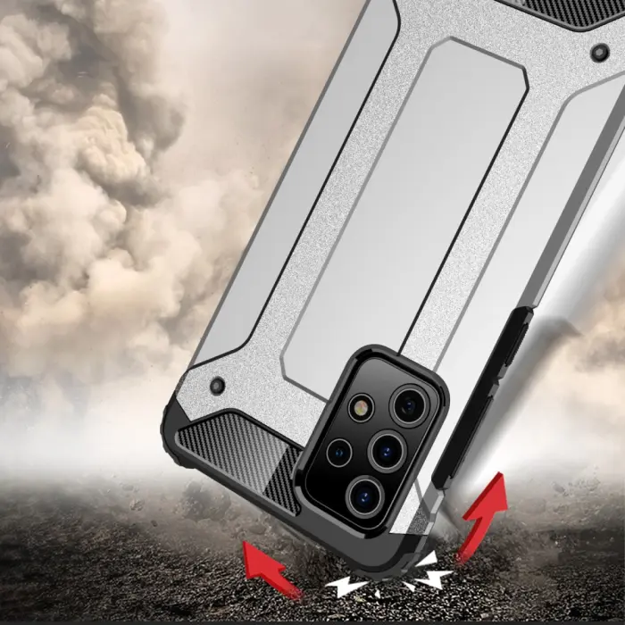 OEM - Hybrid Armor Mobilskal till Galaxy A72 5G - Svart