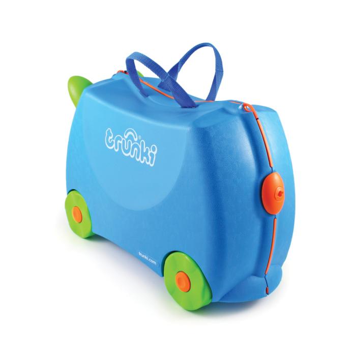 UTGATT5 - TRUNKI Resväska Terrance Blå
