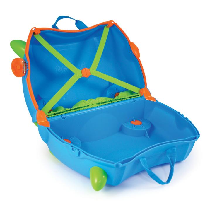 UTGATT5 - TRUNKI Resväska Terrance Blå