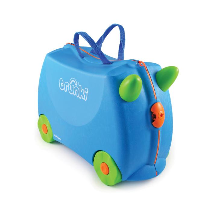 UTGATT5 - TRUNKI Resväska Terrance Blå