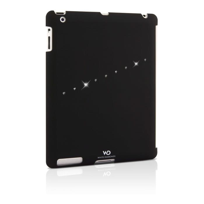 UTGATT1 - WHITE-DIAMONDS Sash Svart skal till iPad 3 - Svart