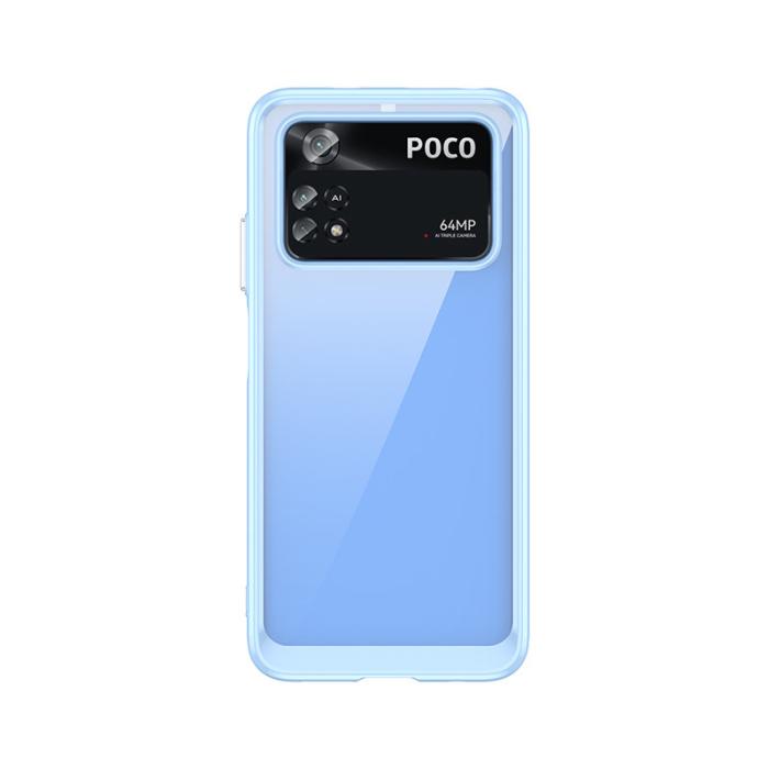 UTGATT1 - Xiaomi Poco M4 Pro Skal Flexible Outer Space - Blå