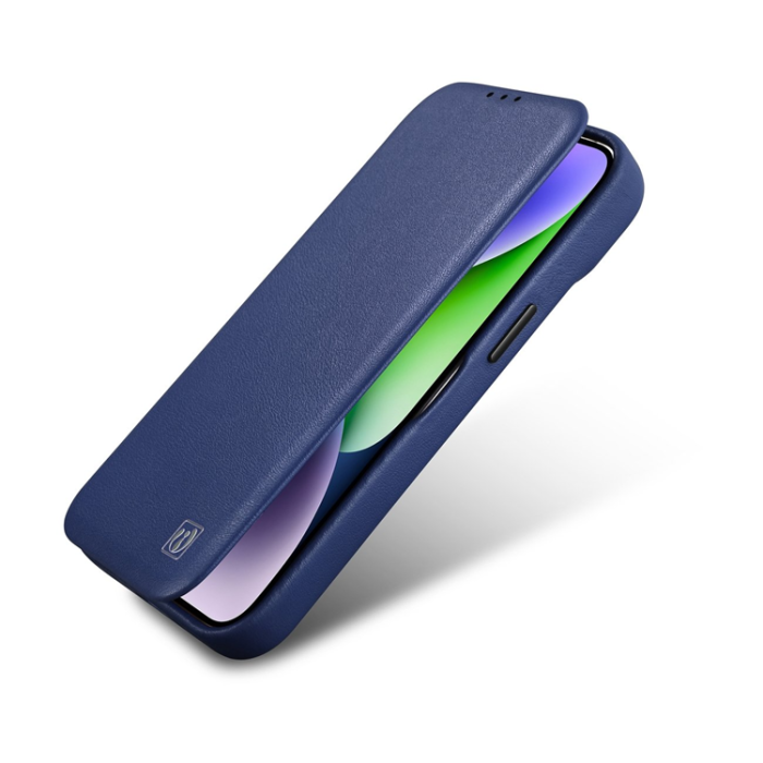 ICARER - iCarer iPhone 14 Pro Max Plånboksfodral MagSafe CE Äkta Läder