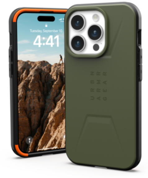 UAG iPhone 15 Pro Mobilskal Magsafe Civilian - Olive | 2353 | AlltMobil