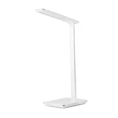 Huslog - Huslog Lampa med Trådlös Laddare - Vit