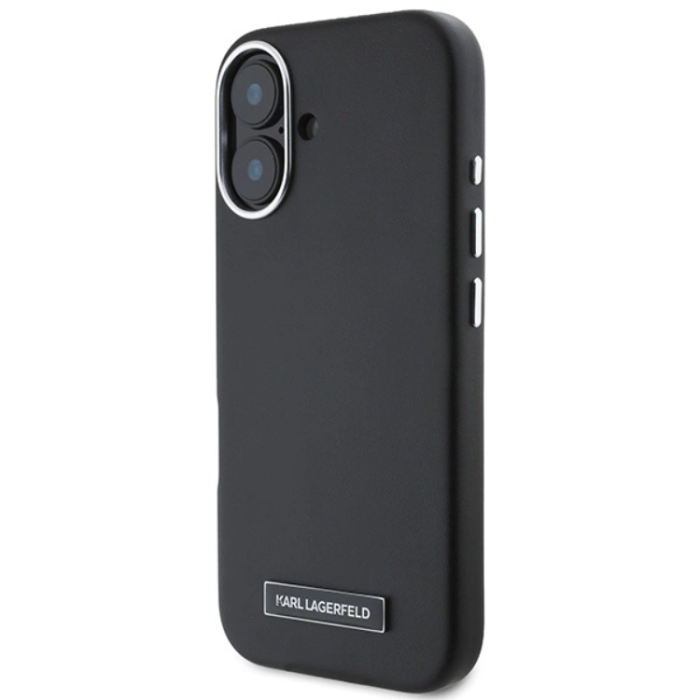 KARL LAGERFELD - Karl Lagerfeld iPhone 16 Plus Mobilskal MagSafe FW Metal Plate
