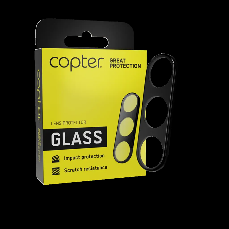 Copter iPhone 16 Pro/16 Pro Max Linsskydd Härdat Glas Exoglass | 5468 | AlltMobil