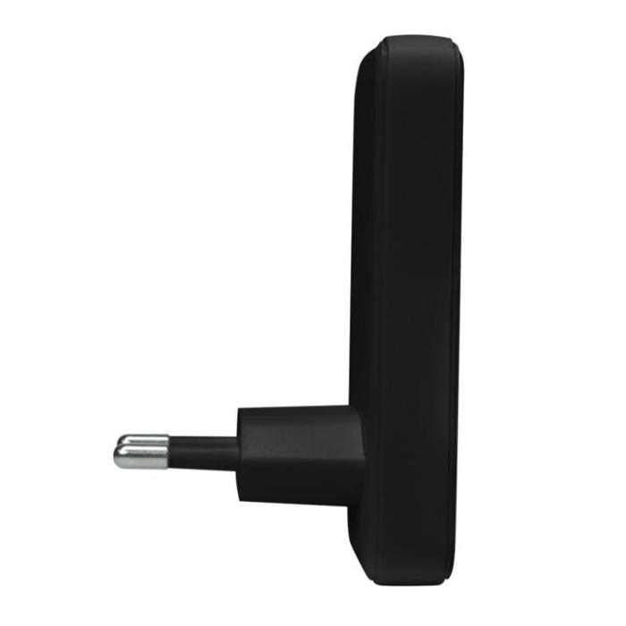QUALO - QUALO Snabbladdare 45W 1xUSB-A 1xUSB-C GaN Ultra Slim - Svart