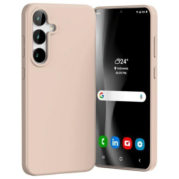 Mercury Mobilskal till Galaxy S24 FE Soft - Rosa Sand