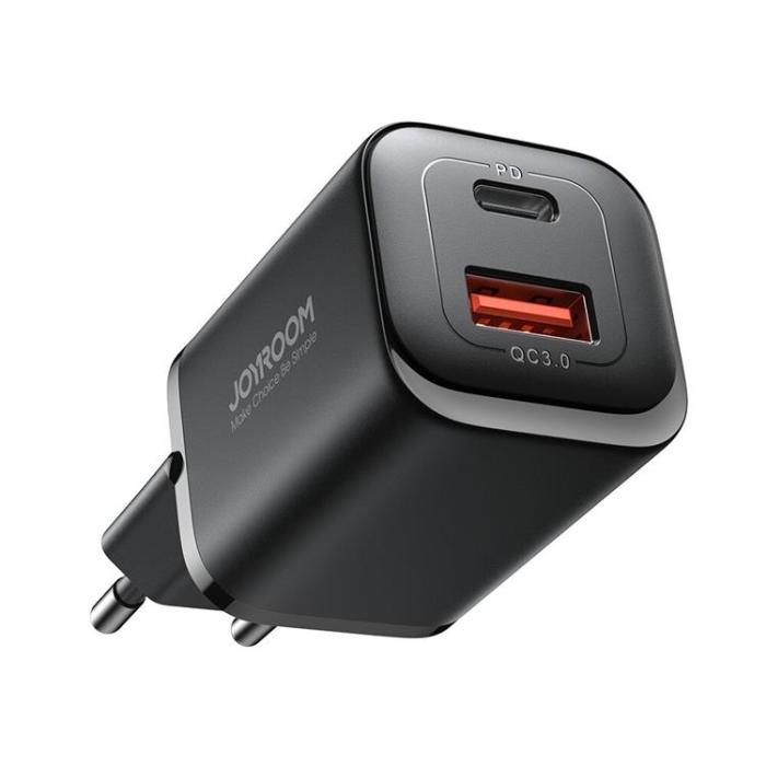 Joyroom - Joyroom PD Väggladdare USB-A/USB-C 30W - Svart