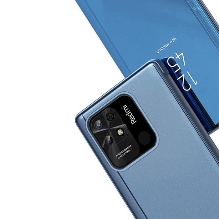 OEM - Xiaomi Redmi 10C Fodral Clear View Flip - Svart