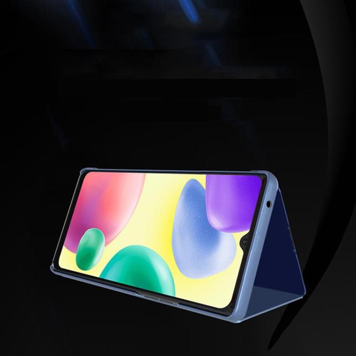 OEM - Xiaomi Redmi 10C Fodral Clear View Flip - Svart