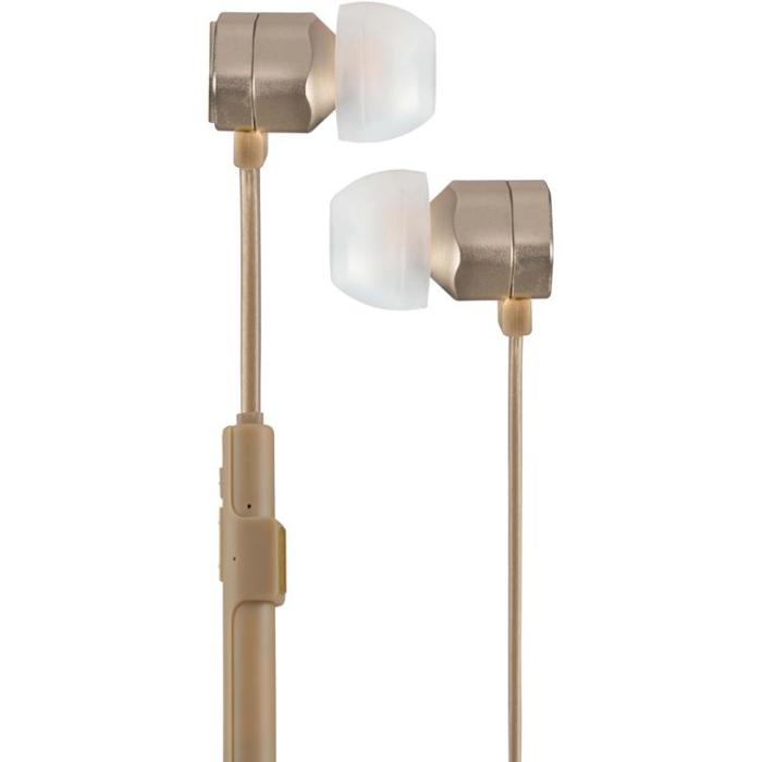 Kitsound - KITSOUND Hörlurar Hive Gunmetal In-Ear Trådlös Mic - Guld