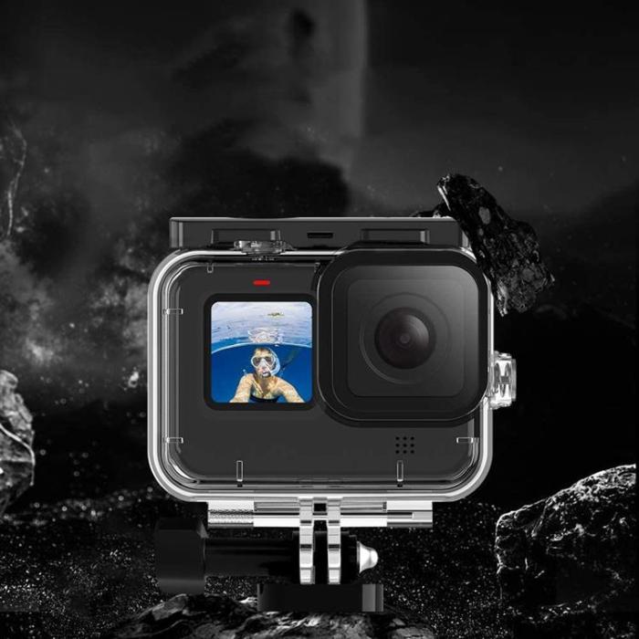 Tech-Protect - Tech-Protect GoPro Hero 9/10/11/12/13 Vattentät Fodral - Clear