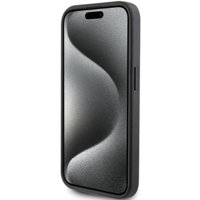 KARL LAGERFELD - Karl Lagerfeld iPhone 15 Pro Mobilskal Korthållare Metal Logo