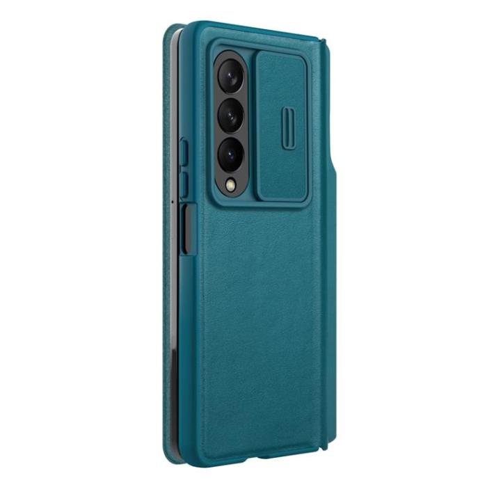 UTGATT1 - Nillkin Galaxy Z Fold 4 Fodral Qin Pro - Grön