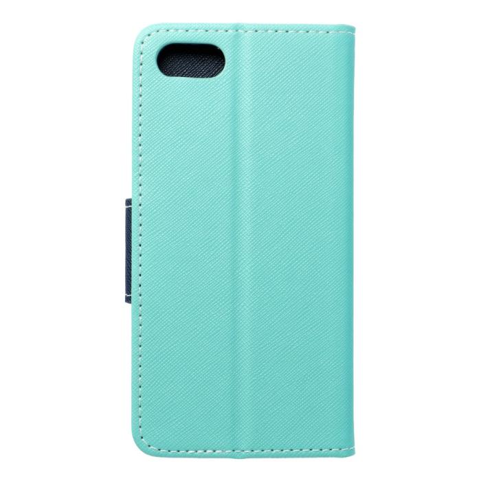 Forcell - Fancy Plånboksfodral till iPhone 7/8/SE 2020 mint/navy