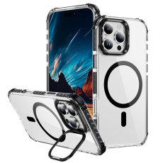 A-One Brand - iPhone 16 Pro Max Mobilskal MagSafe Kickstand - Svart