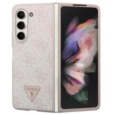 UTGATT1 - Guess Galaxy Z Fold 5 Mobilskal 4G Triangle Strass - Rosa