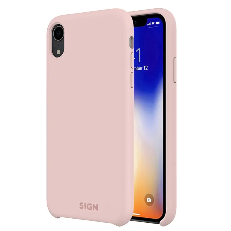 SiGN iPhone X/XS Skal Liquid Silicone - Rosa | 2353 | AlltMobil
