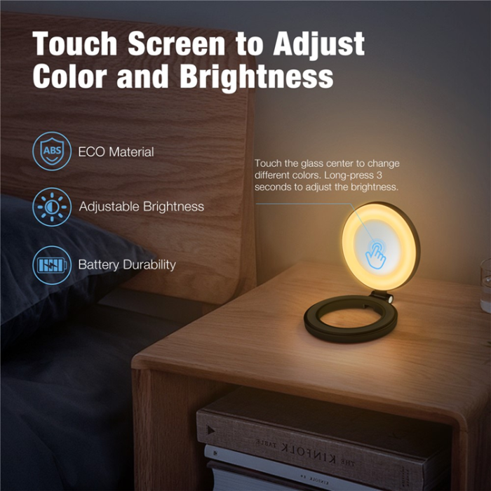 OEM - Magnetisk Mobil Ringlampa, Dimbar för Fotografering/Sminkning H22B