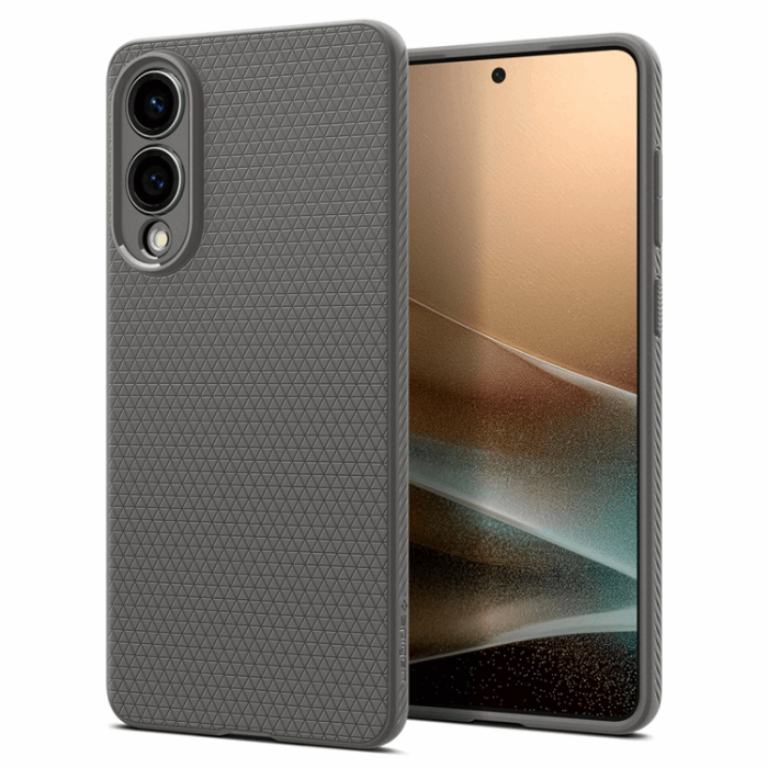 Spigen - Spigen Galaxy S25 Edge Mobilskal Liquid Air - Grå
