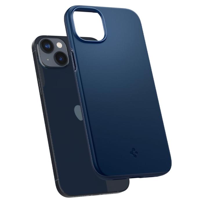Spigen - Spigen iPhone 14 Plus Skal Thin Fit - Marinblå
