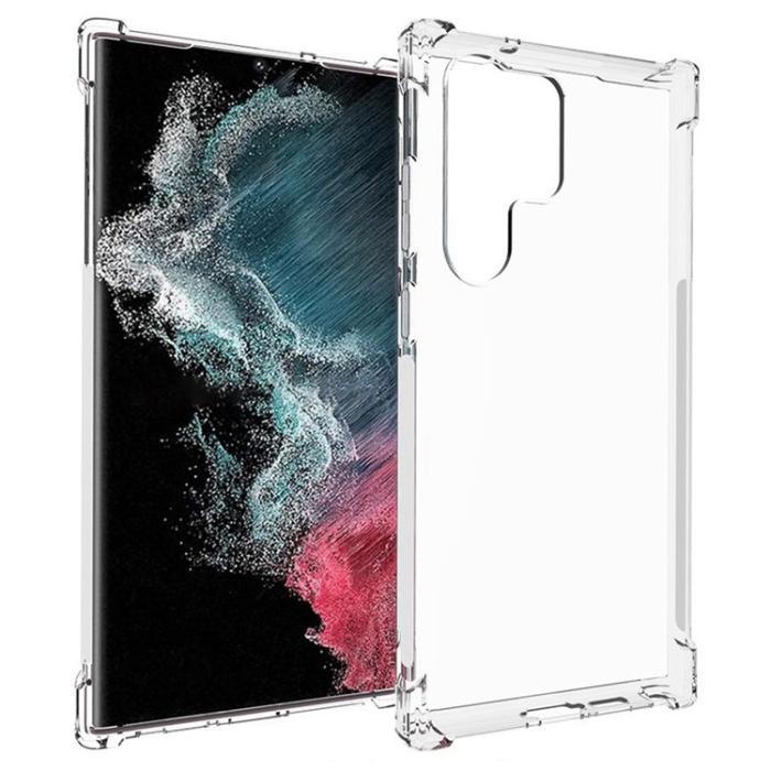 A-One Brand - Galaxy S23 Ultra Skal Anti-Shock Soft TPU - Clear