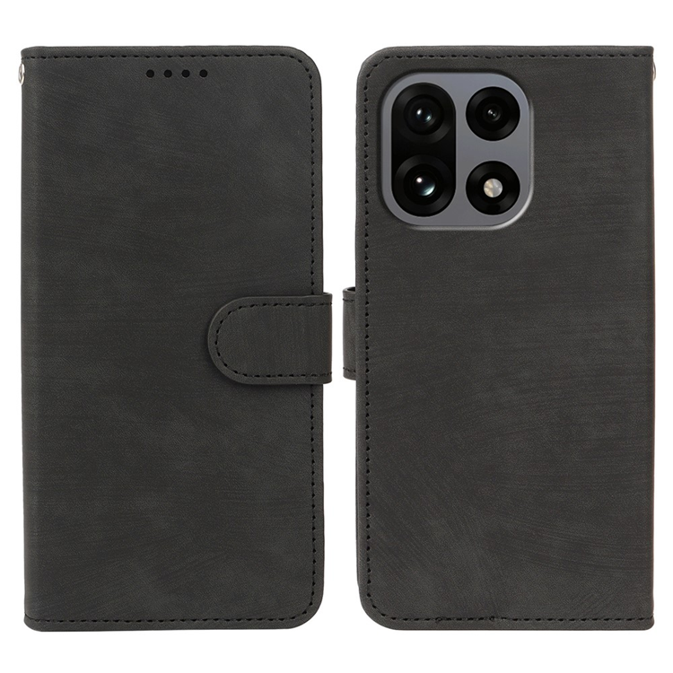 OnePlus 15 5G Plånboksfodral Striped Texture Läder (Svart) | 2353 | AlltMobil