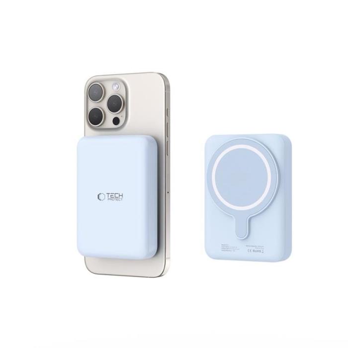 Tech-Protect - Tech-Protect Magsafe Powerbank 10000mAh PB11 LifeMag - Blå